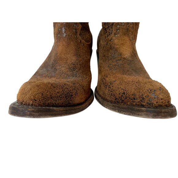 Idyllwind Miranda Lambert Brown Leather Stud Ankle Cowgirl Boots 8.5B J10072 - Picture 13 of 15